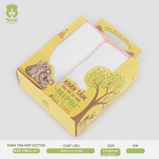 HỘP 2 CHIẾC KHĂN TẮM MIPBI