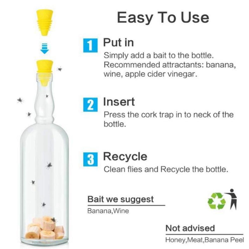 IVORY Phễu An Toàn Hình Phễu Giúp Bẫy Ruồi Tiện Dụng