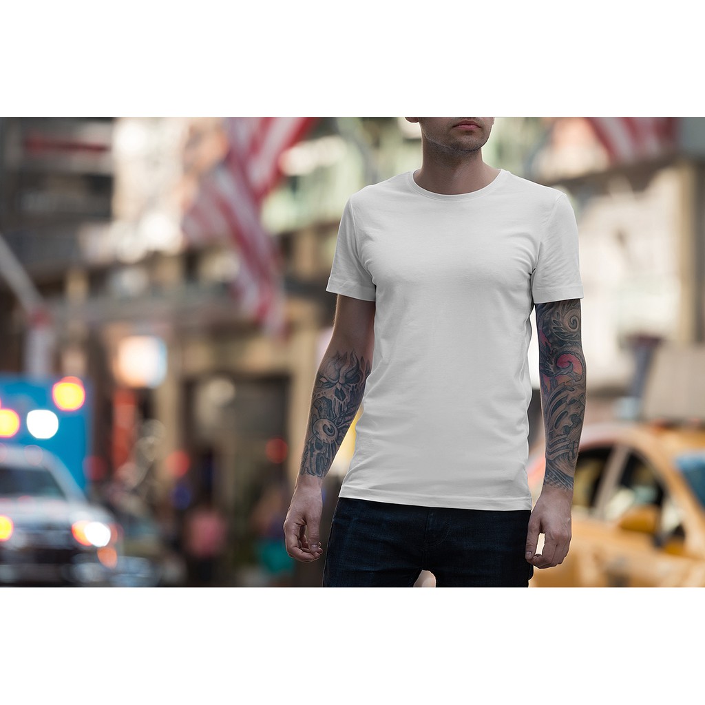 ÁO THUN TRƠN BASIC TRẮNG ĐEN NGẮN TAY CỔ TRON NAM NỮ của KADINO, ÁO PHÔNG TRƠN BASIC TRẮNG ĐEN | BigBuy360 - bigbuy360.vn