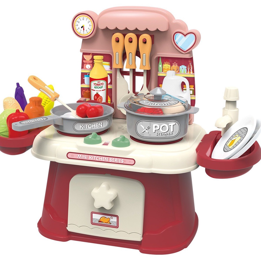 Bộ Đồ Chơi Nhà Bếp Cao Cấp Mini Kitchen - Có Âm Thanh Ánh Sáng