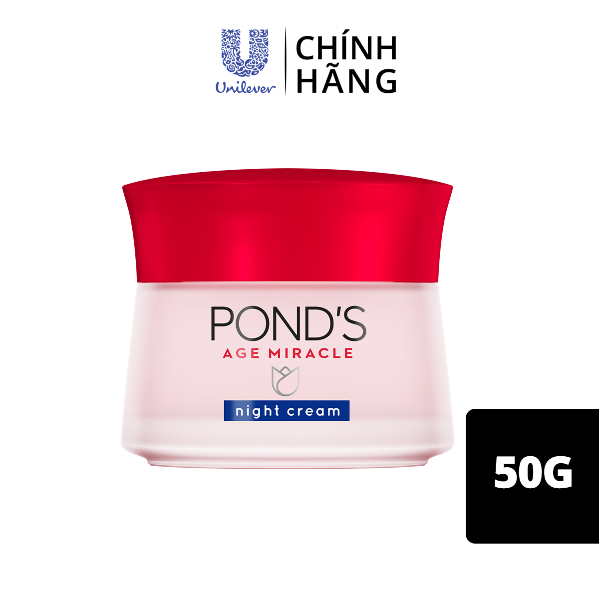 [Nhập FMCGMALL -8% đơn 250K] Kem Dưỡng Da POND'S Age Miracle Ban Đêm (50g)