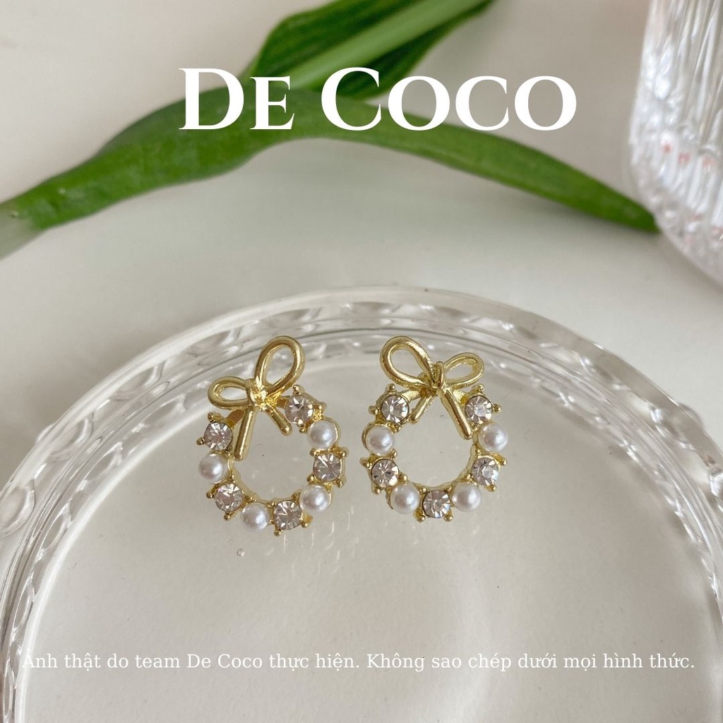 Bông tai nữ Floral Ring De Coco