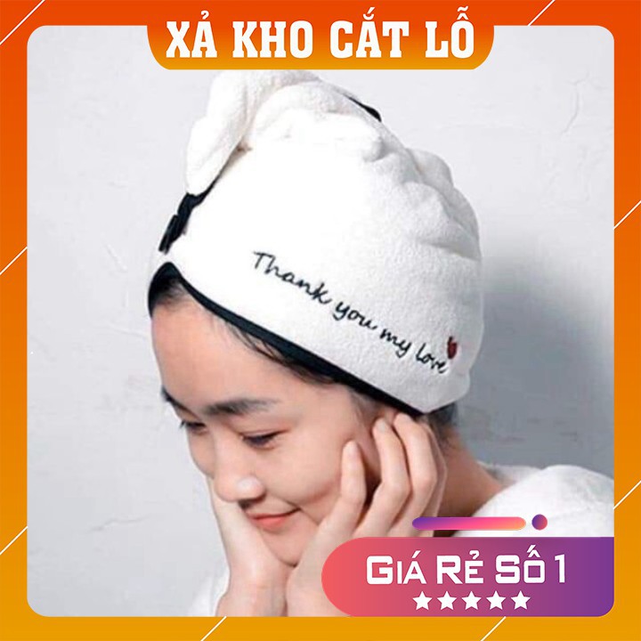 Khăn quấn tóc 💕FREESHIP💕 Khăn quấn khô tóc siêu tốc, siêu thấm