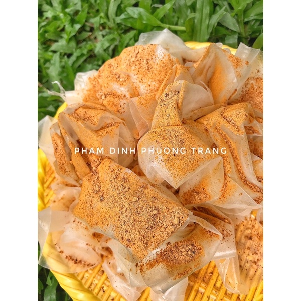 [Đồ Ăn Vặt] COMBO 500Gr Bánh tráng Phơi Sương + 100Gr Muối nhuyễn Ngon Bánh Tráng Cô Bé