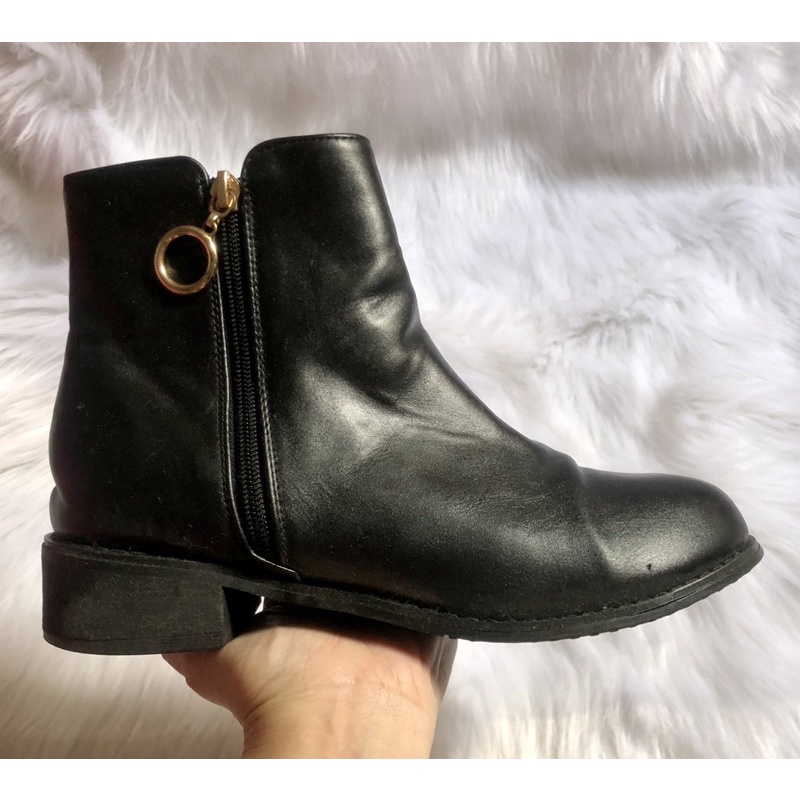 💚👢  Giày bốt da nữ hiệu Nhật•