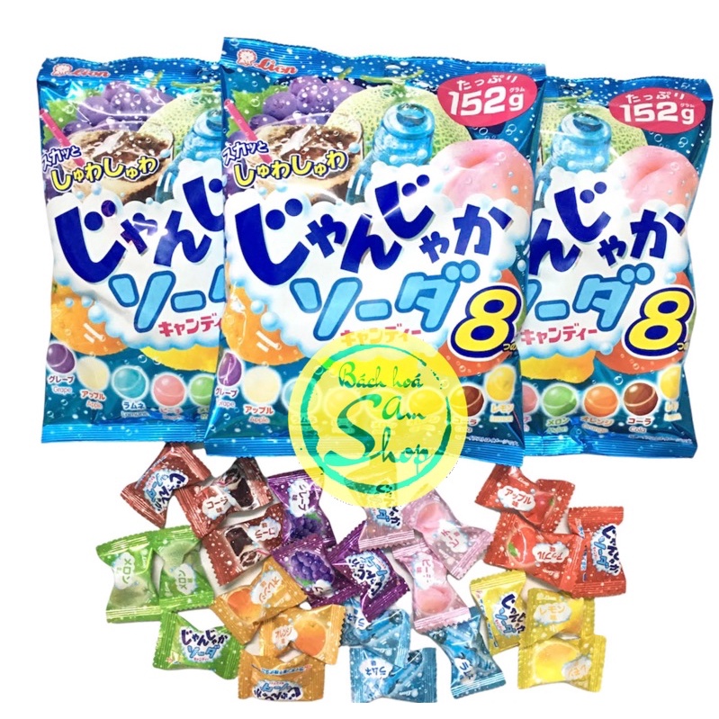 Kẹo Soda Trái Cây Lion 8 Vị Nhật Bản 152gr