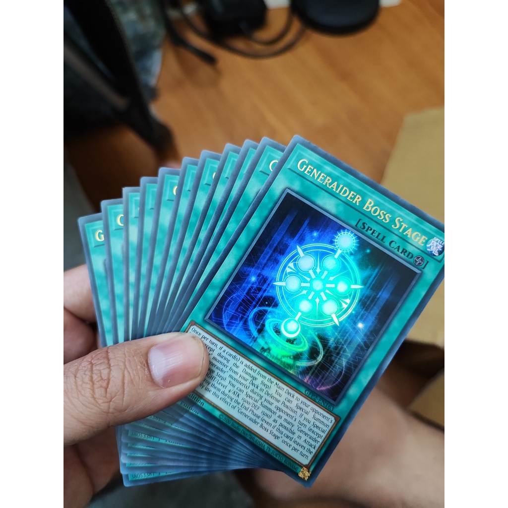 1 lá thẻ bài Generaider Boss Stage - GFP2-EN163 - Ultra Rare 1st Edition