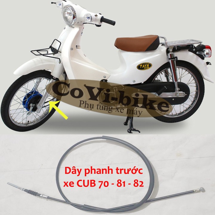 Dây Công tơ mét - Dây Ga - Dây thắng trước xe CUB 70 - 81 - 82