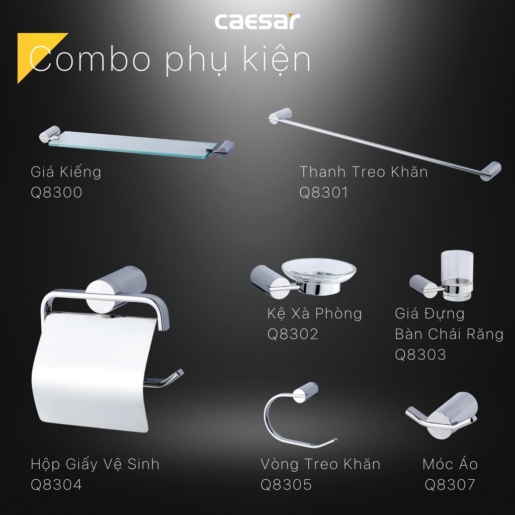 Kệ gương - 600mm Q8300V Caesar