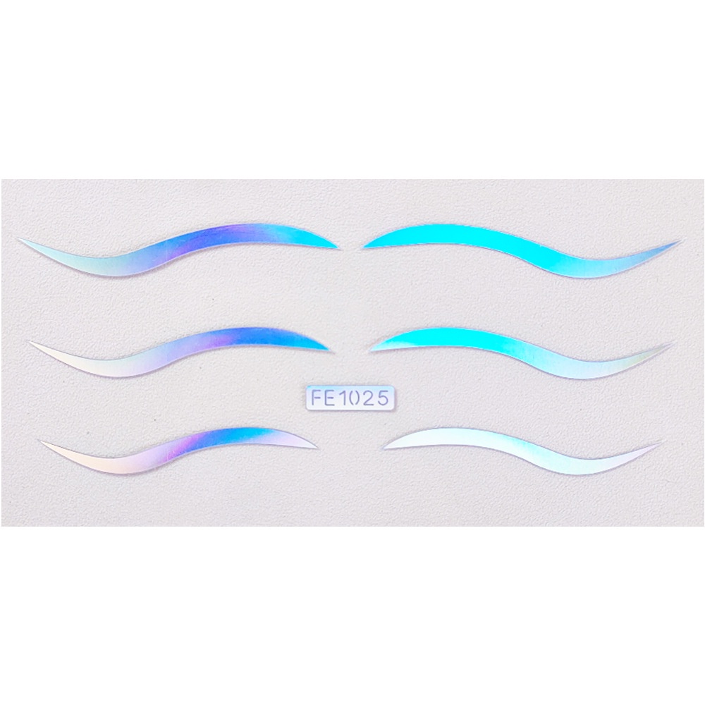 Miếng Dán Tạo Mắt Hai Mí Màu Laser Họa Tiết Bướm / Ngôi Sao Trang Điểm Lễ Hội