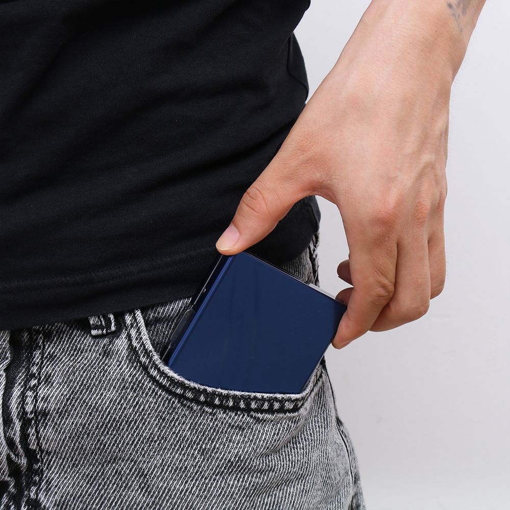 Ví đựng thẻ ID/thẻ tín dụng RFID bằng thép không gỉ chống trộm chống thấm nước cho nam và nữ