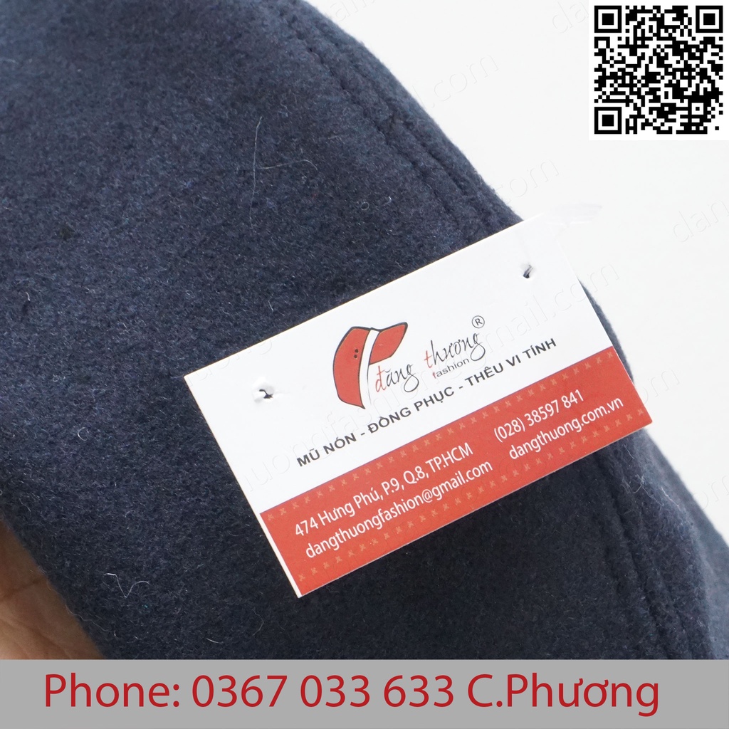 Mũ nồi beret Nỉ Dạ dày dặn ( không phải loại len mỏng) HÌNH THẬT
