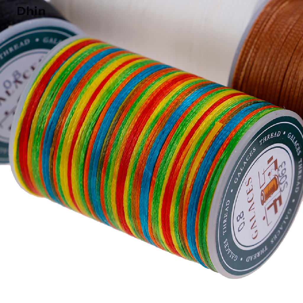 1 Cuộn Chỉ Sáp 0.8mm 90m Bằng Polyester Dành Cho Máy May Thủ Công