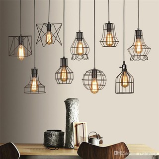 ĐÈN THẢ LỒNG SẮT