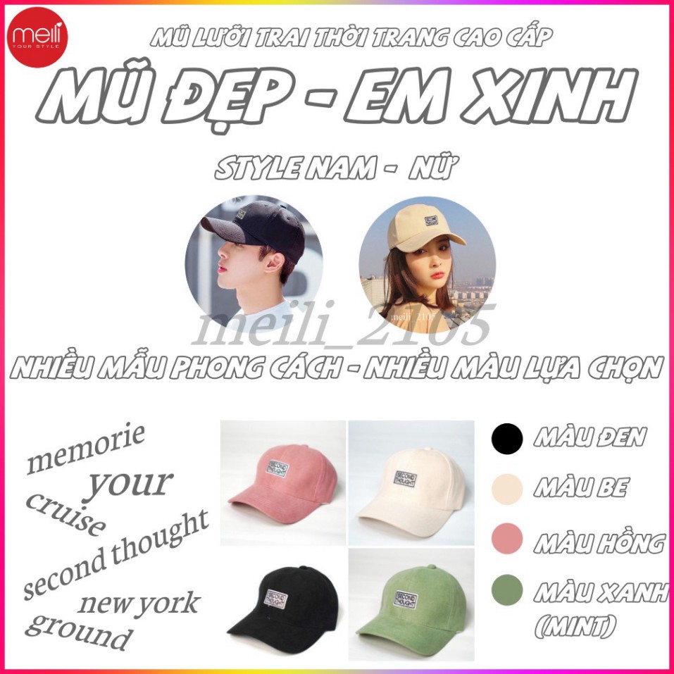 Mũ lưỡi trai nam nữ phong cách Hàn Quốc 15 mẫu hot nhất