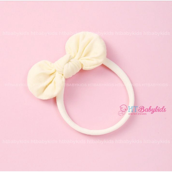 Băng Đô Cho Bé - Turban Nơ Mềm Co Giãn Rất Tốt Cho Bé Gái Sơ Sinh