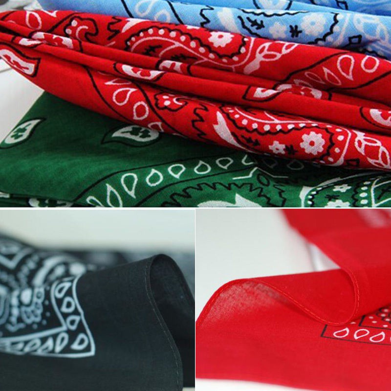 Khăn Choàng Cổ / Khăn Tay / Băng Đô Bằng Cotton Mềm Mại Phong Cách Hiphop Thời Trang 55cm * 55cm