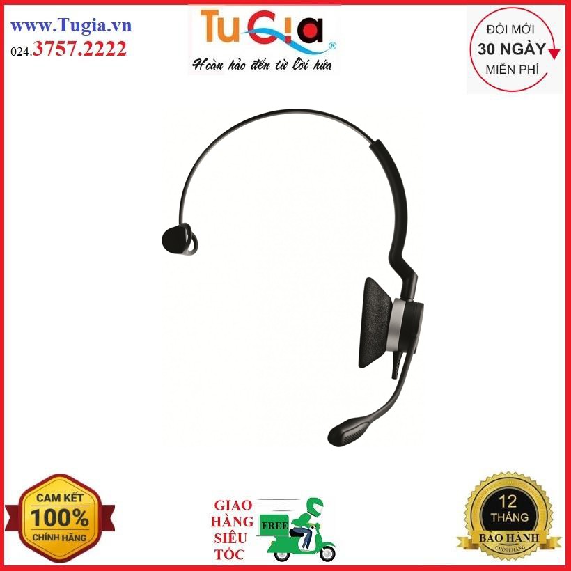 Tai nghe Jabra BIZ 2300 QD Wideband Mono Noise-Cancelling Headset-Hàng chính hãng