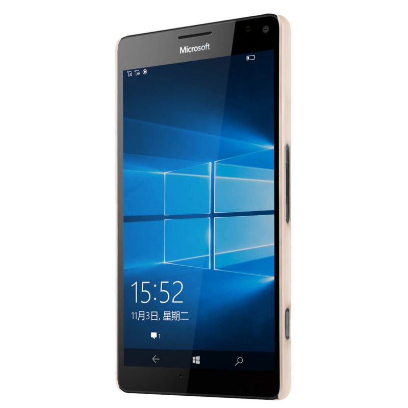 Ốp lưng sần cho Microsoft Lumia 950 XL chính hãng Nillkin nhựa PC cao cấp ( Tặng Kèm Miếng Dán Màn Hình )