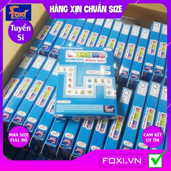 FlashCard-Thẻ Domino Mầm Non Foxi Song Ngữ Anh Việt-Phát huy sự nhanh nhẹn-Đọc và phát âm nhanh-Giúp trẻ tư duy logic