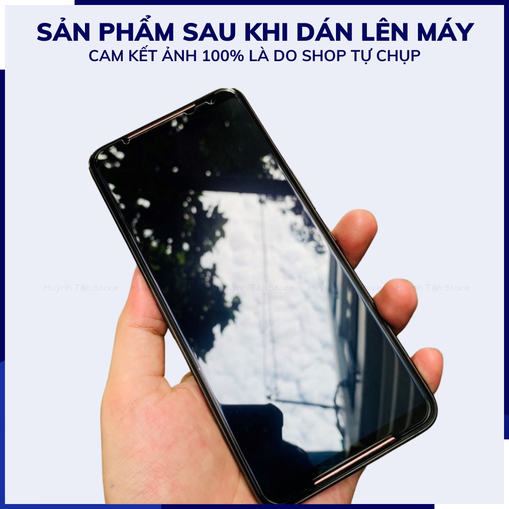 Cường lực rog phone 2 trong suốt KHÔNG FULL MÀN chống bám vân tay chính hãng GOR phụ kiện huỳnh tân store