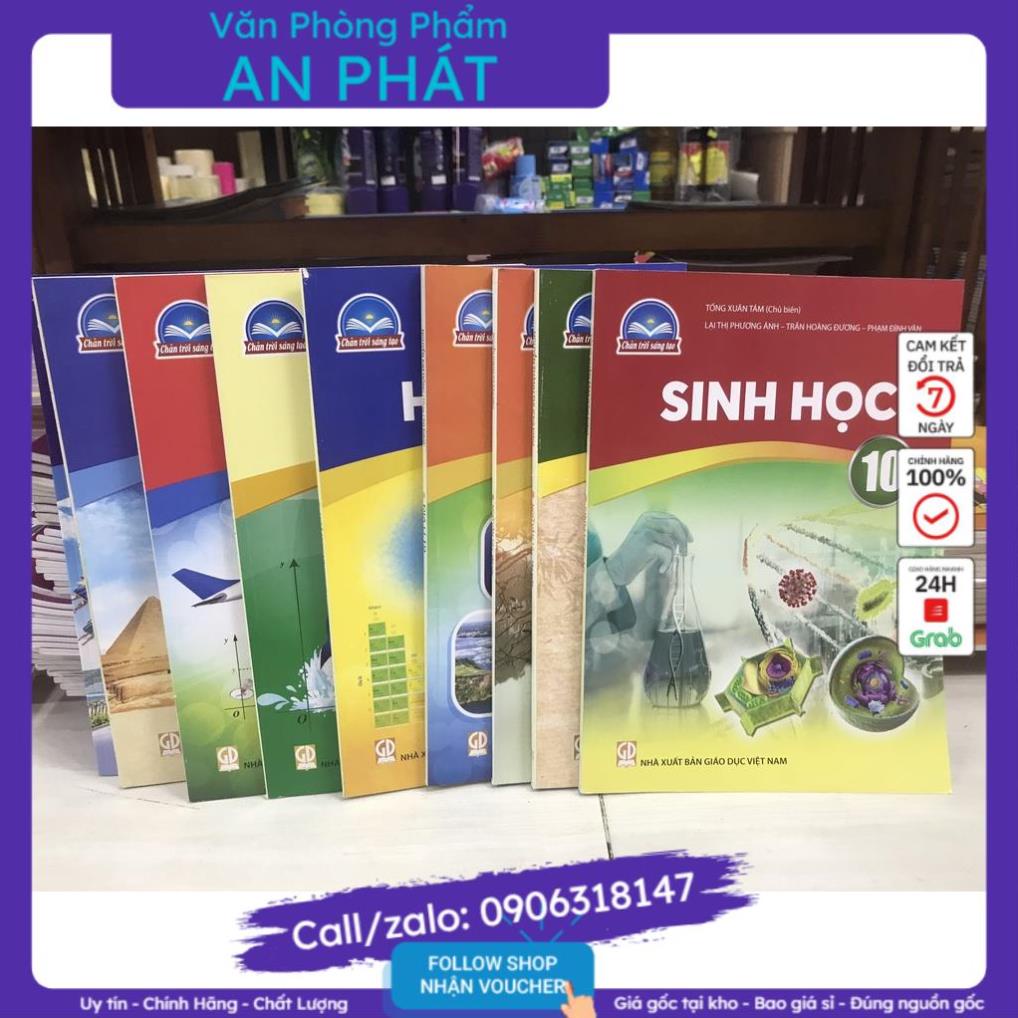 Combo bìa bao,lý ,hóa,sinh lớp 10 chân trời sáng tạo