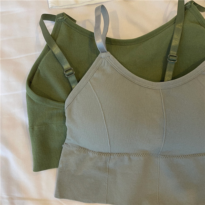 Áo Croptop Màu Sắc Đơn Giản Thoải Mái Cho Nữ Có 6 Màu Lựa Chọn