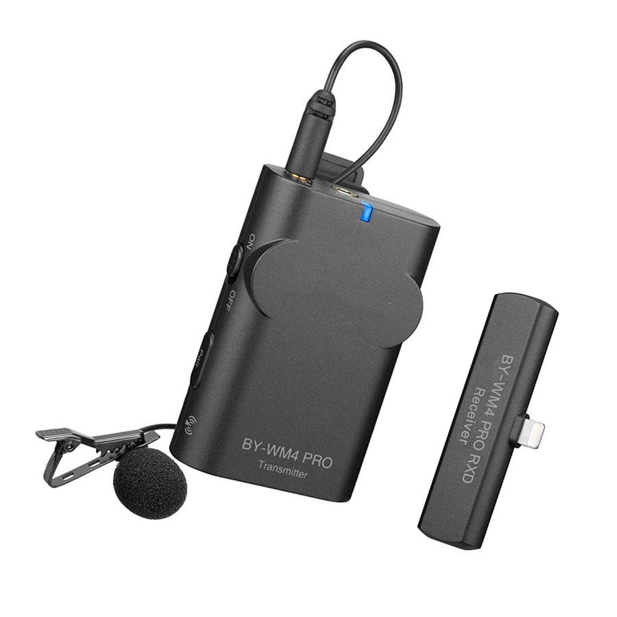 Micro thu âm cài áo không dây BOYA BY-WM4 PRO K3