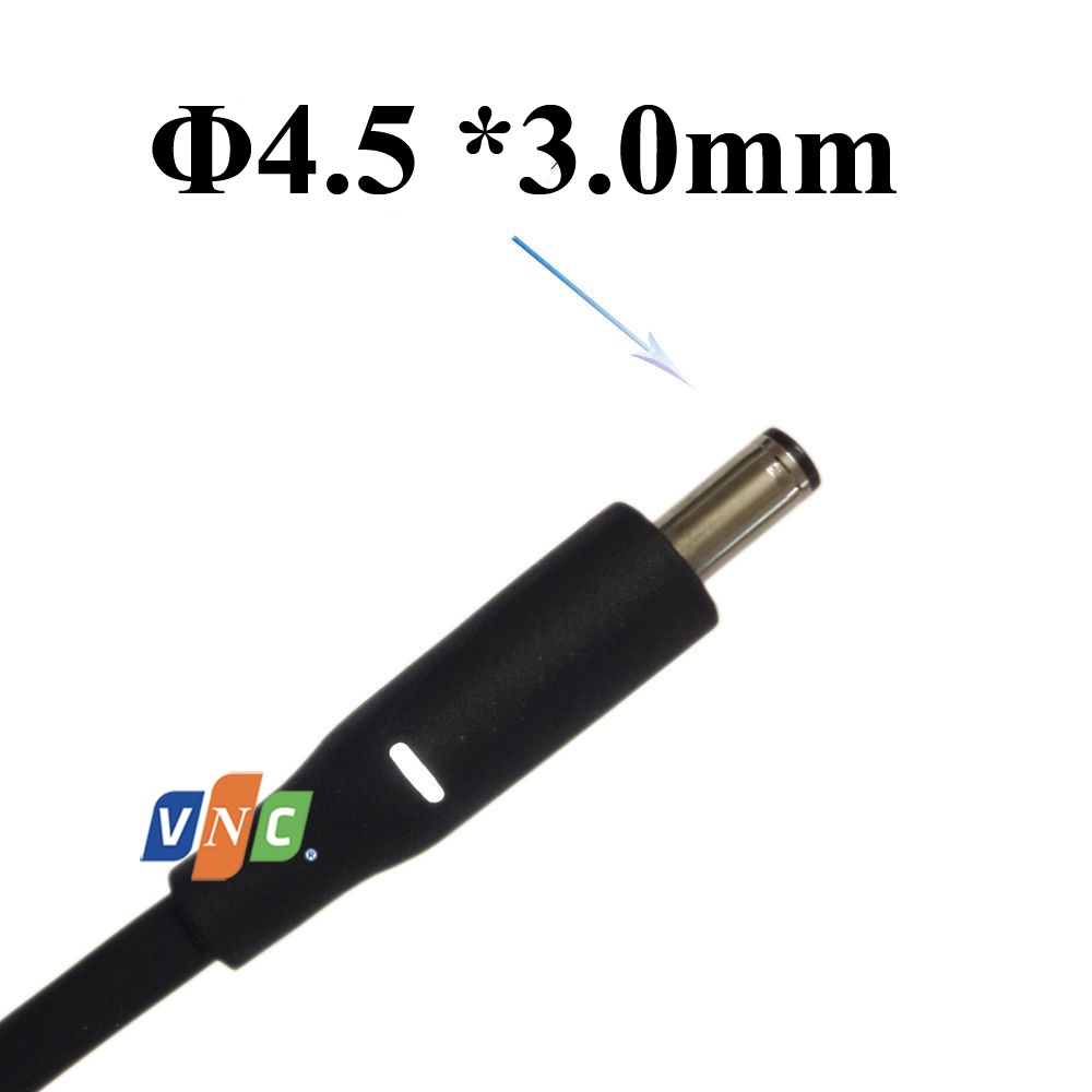 Sạc Laptop Dell Oval - 65W - 19.5v 3.34a - Đầu kim chân tròn nhỏ 4.5*3.0mm