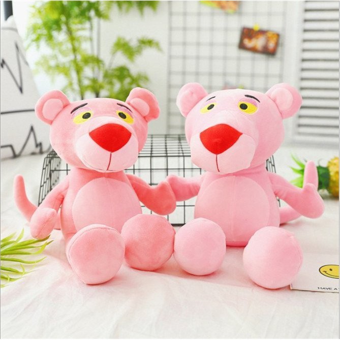 Gấu Bông Báo Hồng 2 Size Chất Nhung Mềm Mịn Đồ Chơi Thú Nhồi Cao Cấp
