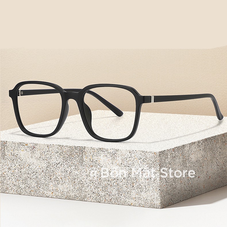 Gọng Kính Cận Nhựa Dẻo Tr90 Nam Nữ Form Vuông Lớn B057 | BigBuy360 - bigbuy360.vn