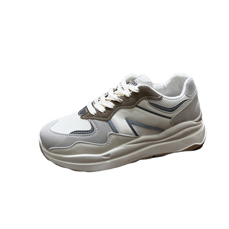 Giày thể thao sneaker nữ Ulzzang độn đế vàng đen kiểu dáng Hàn Quốc Hot Trend 2022