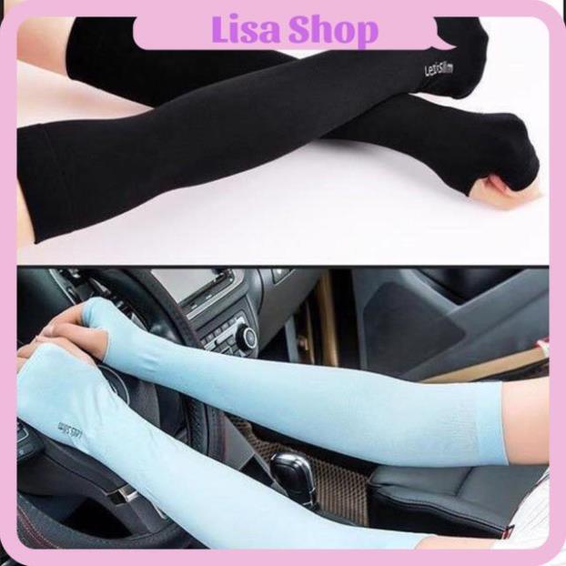 [XẢ KHO] Bộ 2 Ống Tay Chống Nắng, Gang Tay Chống Nắng Chống Tia UV Thương Hiệu Hàn Quốc Let's slim Lisa, M45