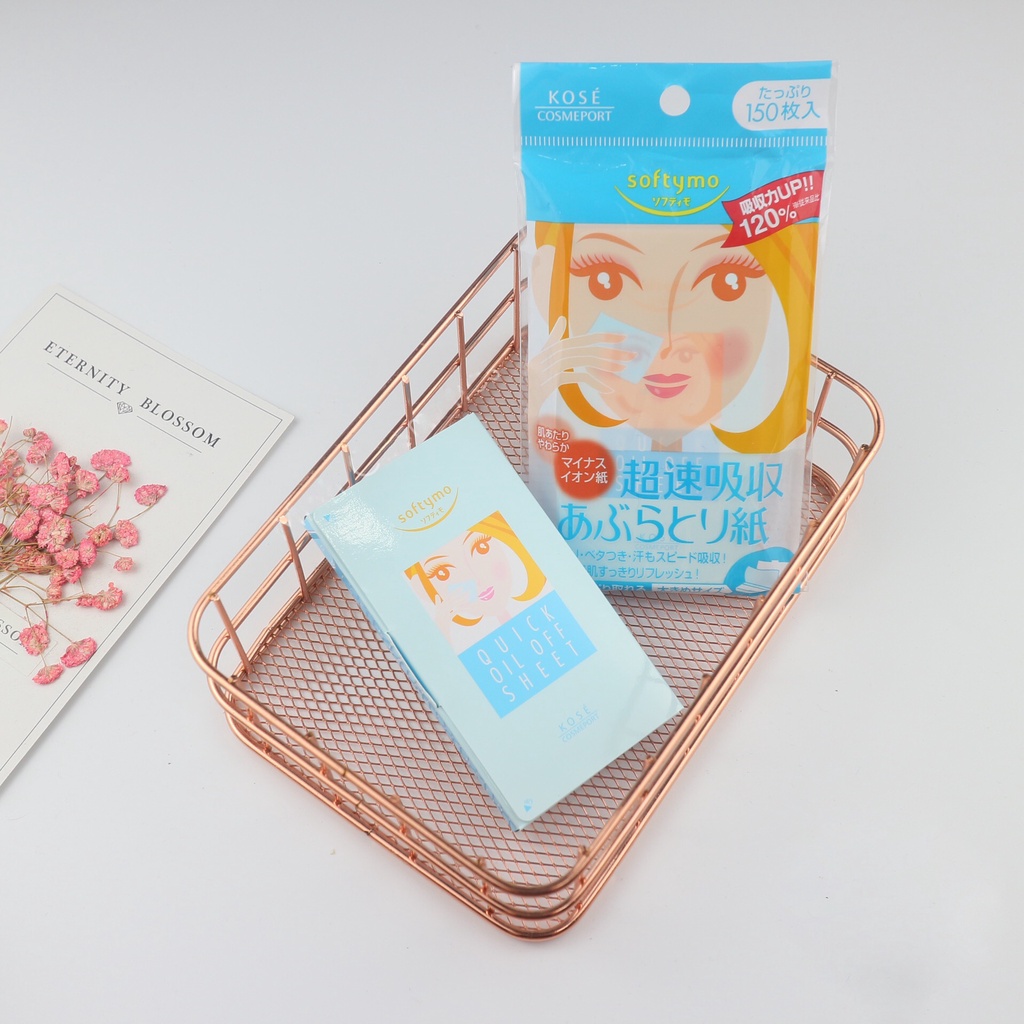 Giấy thấm dầu Kosé Softymo hương hoa anh đào Cocolux