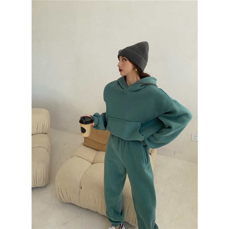 Quần/ Áo bằng cotton dáng rộng phong cách thể thao (có bán lẻ)