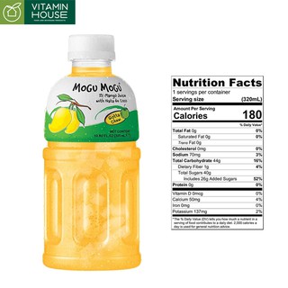 Nước uống Mogu Mogu thạch dừa hương xoài
