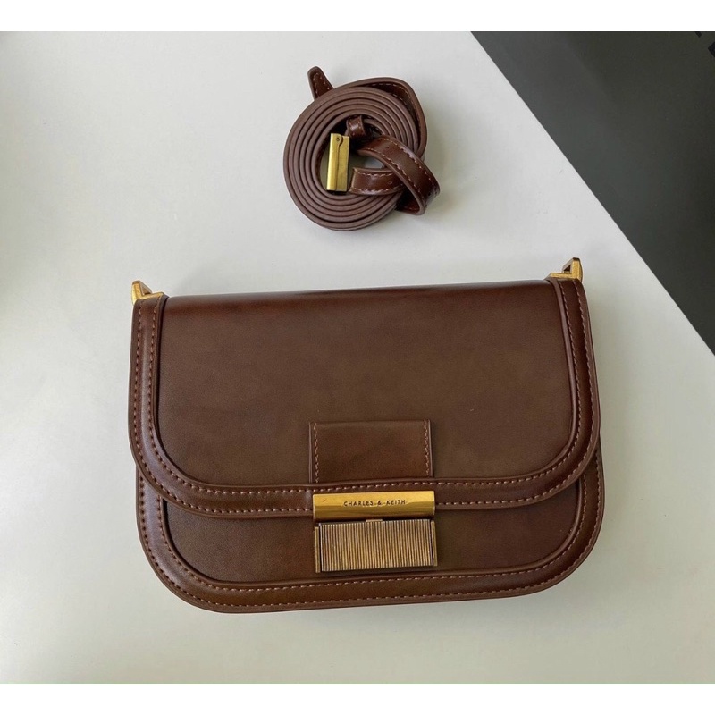 Túi xách nữ đeo chéo, đeo vai dáng bầu 2 ngăn  size 22 Full màu chuẩn hãng