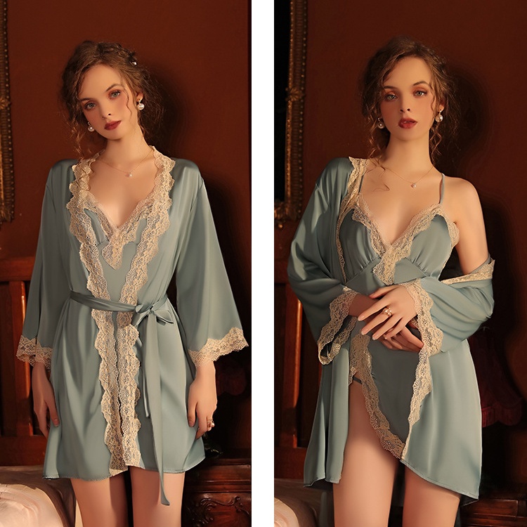 Áo choàng lụa viền ren nhiều màu lụa mềm thoáng mát hàng cao cấp | BigBuy360 - bigbuy360.vn