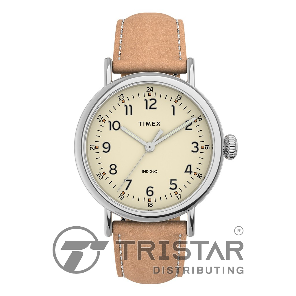 Đồng hồ Nam Timex Standard TW2U58600 - TW2U58700 Dây Da - Chính Hãng