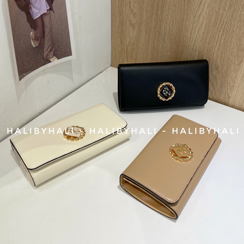 Ví Lyn dáng dài logo tròn