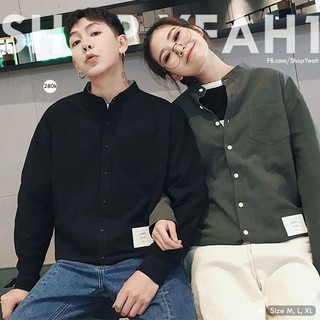 [Yeah1Shop]- Áo sơ mi cổ trụ (M,L,XL)