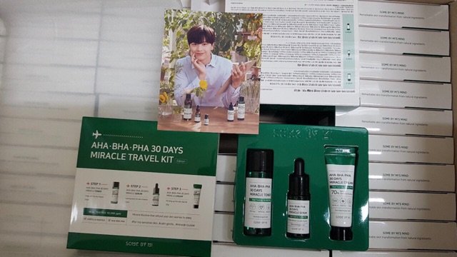 Set Dưỡng Da Giảm Mụn Some By Mi AHA- BHA-PHA 30 Days Miracle (mini)