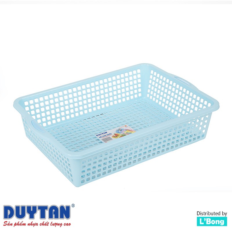 Rổ nhựa chữ nhật 3T4 (34 cm) Duy Tân