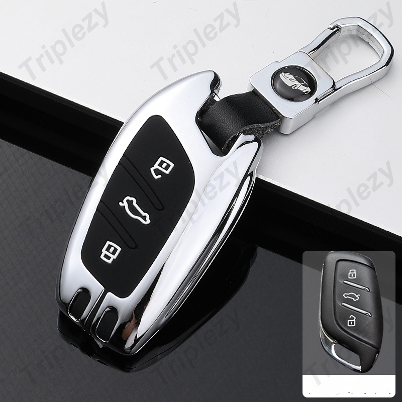 Vỏ Bọc Bảo Vệ Chìa Khóa Bằng Hợp Kim Kẽm Chuyên Dụng Cho Xe Hơi MG ZS EV MG6 EZS HS EHS 2019 2020 For Roewe RX5 i6 i5 RX3 RX8 ERX5