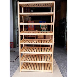 Kệ dép gỗ 8 tầng 80cm