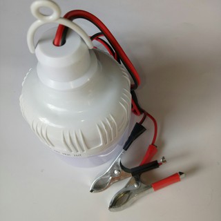 Đèn LED Kẹp Bình 12v 20w (Bóng Đèn Dùng Bình Ắc Quy)