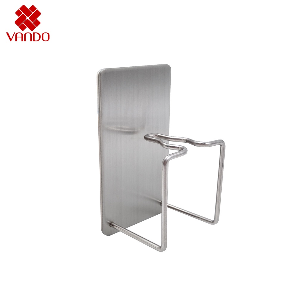 Bộ 3 giá móc inox dán tường để bàn chải, 1 kệ để kem đánh răng cho nhà tắm