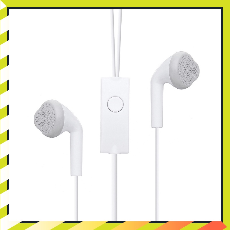 Tai nghe cho điện thoại Samsung chất lượng âm thanh stereo với âm bass mạnh mẽ màu trắng