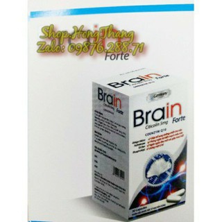 [CHÍNH HÃNG]Hoạt huyết dưỡng não Brain Fort giúp bổ sung dưỡng chất cho não lọ 30v