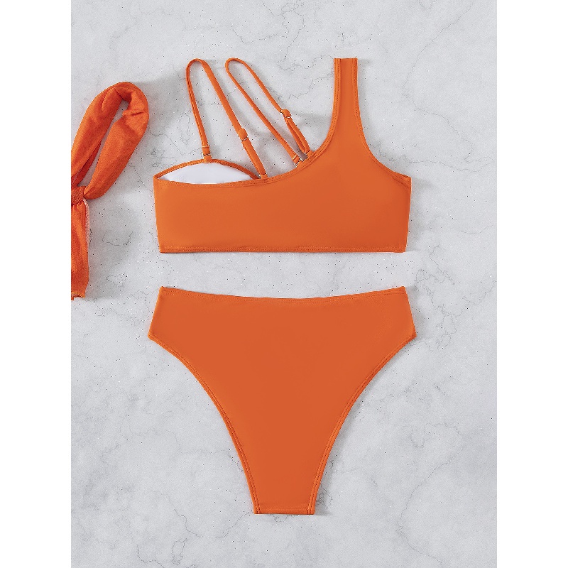 Bộ đồ bơi lưng cao màu cam ZMS67
 | BigBuy360 - bigbuy360.vn